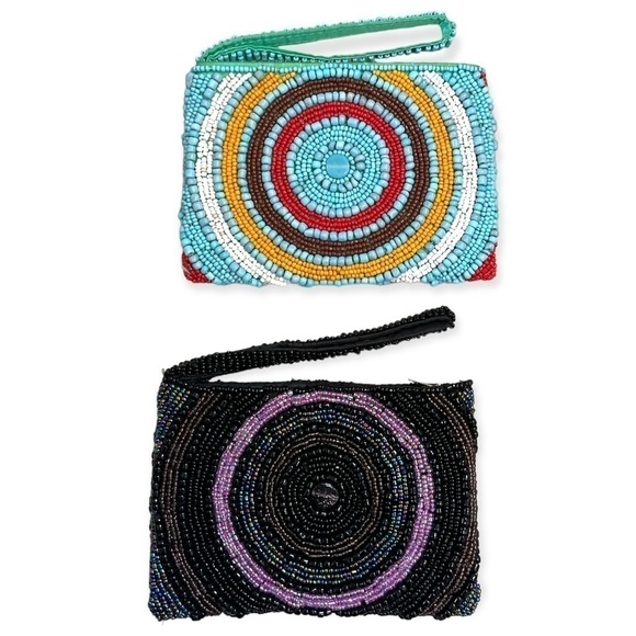 BEADED WRISTLETS set of 2 NWOT - Picture 1 of 4